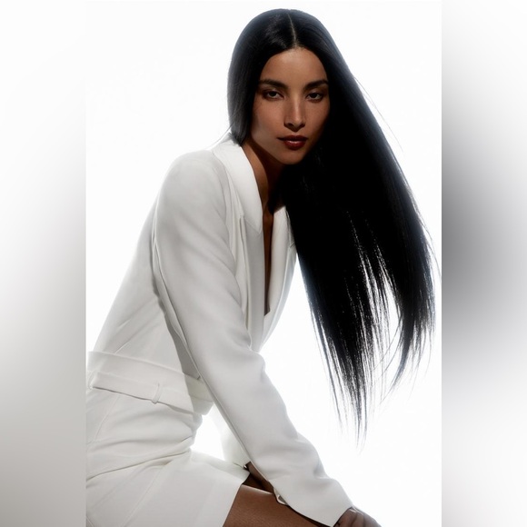 Zara White Mini Dress Blazer Dress Size S - Picture 5 of 14